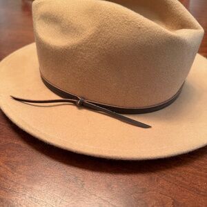 NWT Anthropologie Taupe Hat - One Size